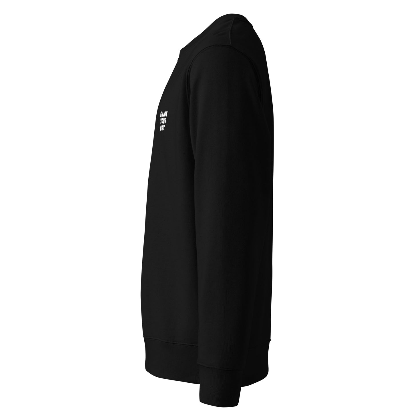UNISEX ENJOY YOUR DAY ORGANIC CREW FLEECE