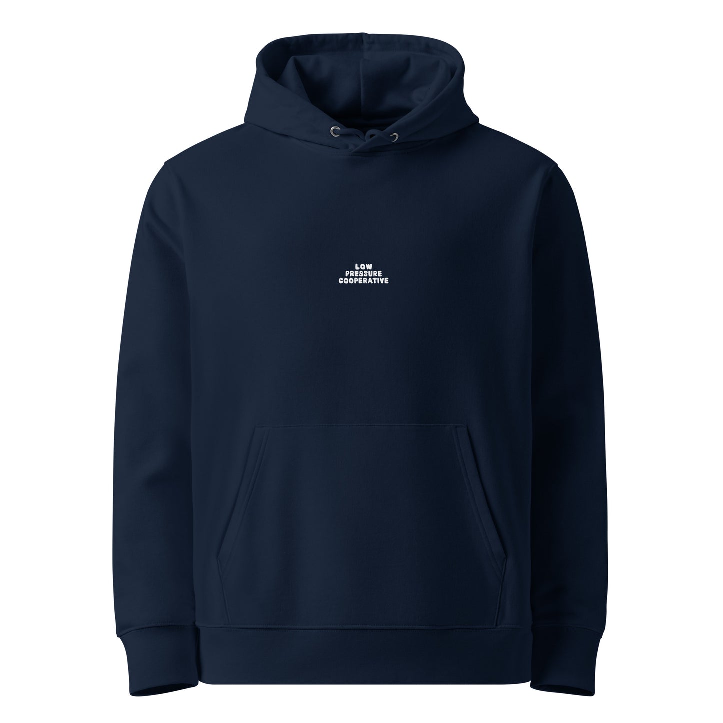 UNISEX LOW PRESSURE COOPERATIVE ORGANIC COTTON HOODIE